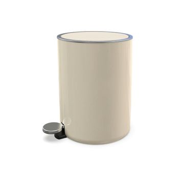Lenox 5 lt Bej Pedallı Çöp Kovası
