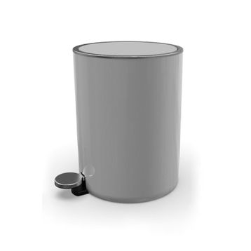 Lenox 5 lt Gri Pedallı Çöp Kovası