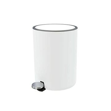Lenox 5 Lt Pedallı Beyaz Çöp Kovası
