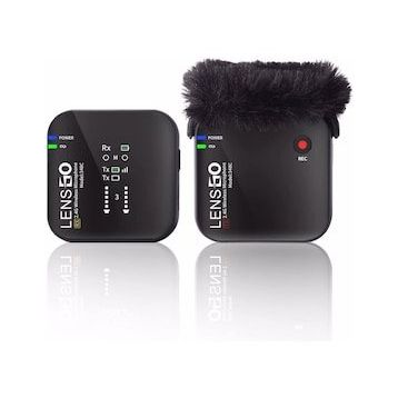 Lensgo 348C Siyah 1V1 Kablosuz Tekli Mikrofon Seti