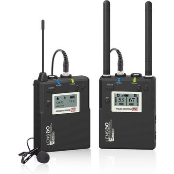 Lensgo LWM-338C Kablosuz Tekli Yaka Mikrofonu Seti