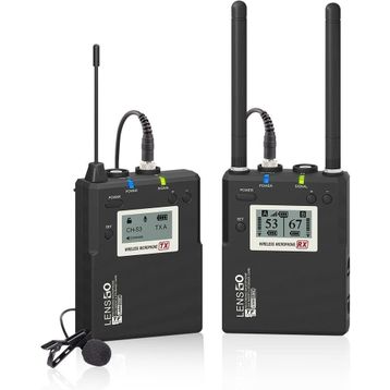 Lensgo LWM-338C Kablosuz Tekli Yaka Mikrofonu Seti