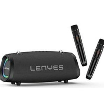 Lenyes S860 V5.3 Siyah Rgb Işıklı Taşınabilir Bluetooth Speaker Hoparlör