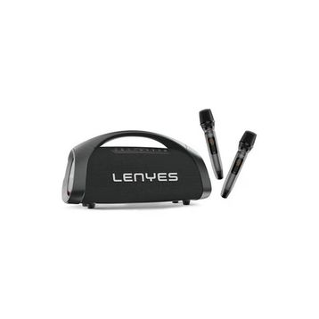 Lenyes S873 V5.3 Siyah Rgb Işıklı Taşınabilir Kumandalı&mikrofonlu Tws Bluetooth Speaker Hoparlör