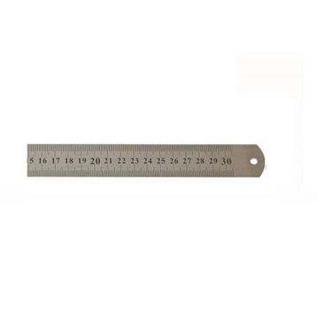 Leo 300x25 mm Çift Taraflı Çelik Cetvel