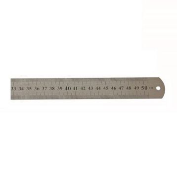 Leo 500x30 mm Çift Taraflı Çelik Cetvel