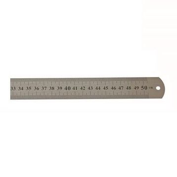 Leo 500x30 mm Çift Taraflı Çelik Cetvel