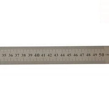 Leo 500x30 mm Çift Taraflı Çelik Cetvel
