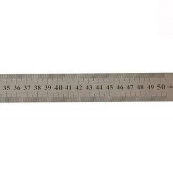 Leo 500x30 mm Çift Taraflı Çelik Cetvel