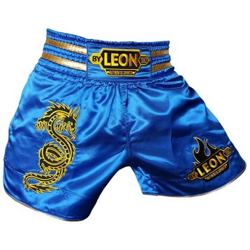 Leon 1982 Dragon Mavi Muay Thai ve Kick Boks Şortu