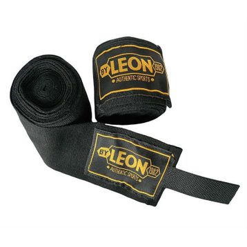 Leon 2.5 mt Siyah Elastik Çocuk Boks Bandajı
