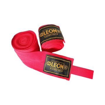 Leon AIBA 45 m Kırmızı Boks Kickbox Muay Thai El Bandajı