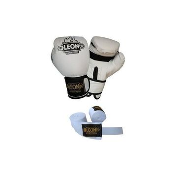 Leon Blade 1982 Training Beyaz Boks Kick Boks Ve Muay Thai Eldiveni