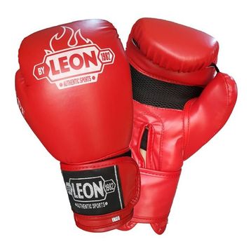 Leon Blade Training Kırmızı Boks Kick Boks ve Muay Thai Eldiveni