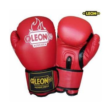 Leon Blade Training Kırmızı Boks Kick Boks ve Muay Thai Eldiveni