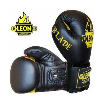 Leon Blade Training Siyah Boks Kick Boks ve Muay Thai Eldiveni