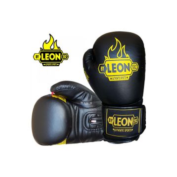 Leon Blade Training Siyah Boks Kick Boks ve Muay Thai Eldiveni