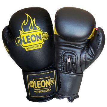Leon Blade Training Siyah Boks Kick Boks ve Muay Thai Eldiveni
