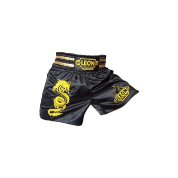Leon Dragon Siyah Muay Thai ve Kick Boks Şortu
