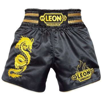 Leon Dragon Siyah Muay Thai ve Kick Boks Şortu