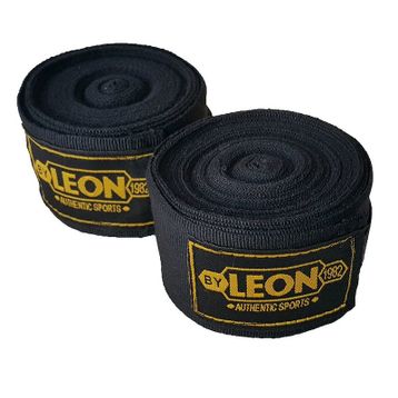 Leon Elastik 7 mt Siyah Boks Kick Boks ve Muay Thai Bandajı