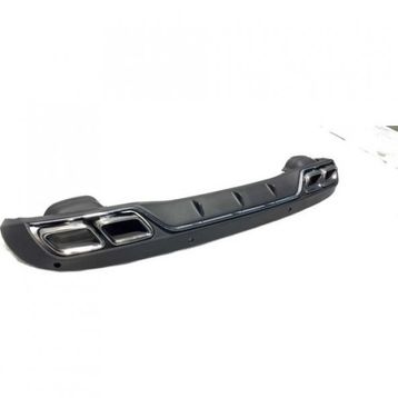 Leon Part Çmk Mercedes W205 C63 Sedan Difüzör Silver Egzoz Seti