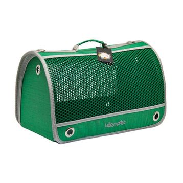 Leon Pet Air Box Yeşil 42X26hx26 cm Küçük Irk Köpek ve Kedi Taşıma Çantası