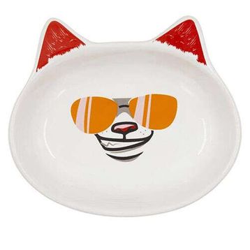 Lepus 90102 No:2 Seramik Kedi Kuru ve Yaş Mama Kabı