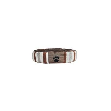 Lepus Kahverengi 57x16 cm Yumuşak Dolgulu Peluş Simit Kedi Yatağı