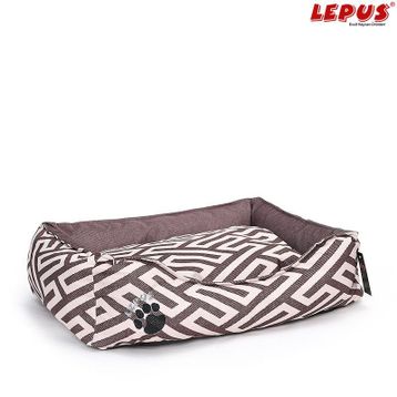 Lepus L 75x60x24 cm Kahverengi Premium Köpek Yatağı