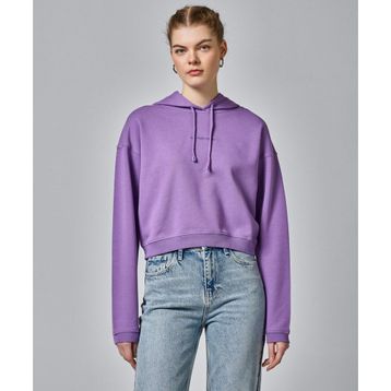 Les Benjamins LB23FWESSFUHD-304-001 Mor Essentials Hoodie 304 Kadın Sweatshirt