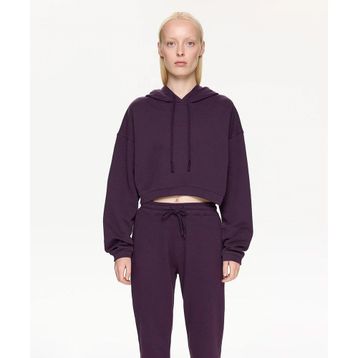 Les Benjamins LB24FWESSFUHD-303-001 Mor Essentials Hoodie 303 Kadın Sweatshirt