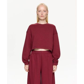 Les Benjamins LB24FWESSFUSW-301-001 Bordo Essentials Sweatshirt 301 Kadın Sweatshirt