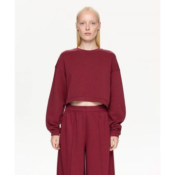 Les Benjamins LB24FWESSFUSW-301-001 Bordo Essentials Sweatshirt 301 Kadın Sweatshirt