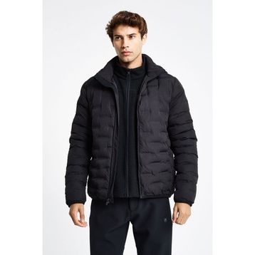 Lescon 24K-1072 Siyah Şişme Erkek Mont