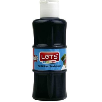 Lets 100 ml Siyah L-5759 Akrilik Boya