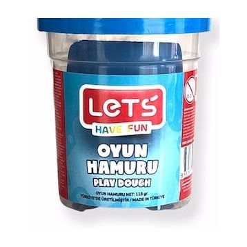 Lets 115 gr Mavi Tek Renk Oyun Hamuru