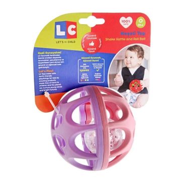 Let's Be Child LC Pembe Lila Neşeli Top Çıngırak