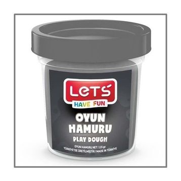 Lets Gri 115 gr Şeffaf Bardak Tek Renk Oyun Hamuru