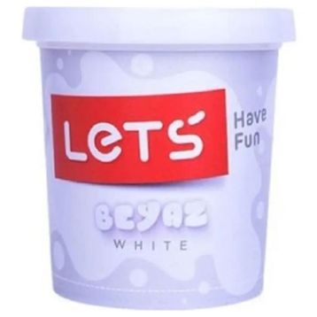 Lets Have Fun 150 gr Beyaz Tek Renk Oyun Hamuru