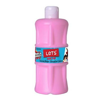 Lets Have Fun 500 ml Plastik Pembe Guaj Boya