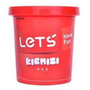 Lets Kırmızı 150 gr Oyun Hamuru