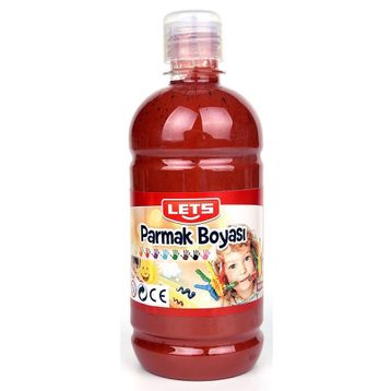 Lets L-5008 Kahverengi 500 ml Parmak Boyası