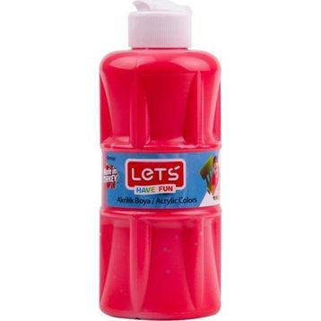 Lets L-5704 250 ml Kırmızı Akrilik Boya