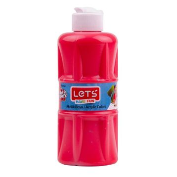Lets L-5704 250 ml Kırmızı Akrilik Boya