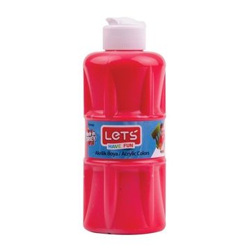 Lets L-5704 250 ml Kırmızı Akrilik Boya