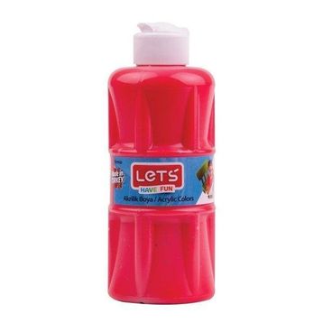 Lets L-5704 250 ml Kırmızı Akrilik Boya