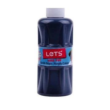 Lets L-5709 250 ml Siyah Akrilik Boya
