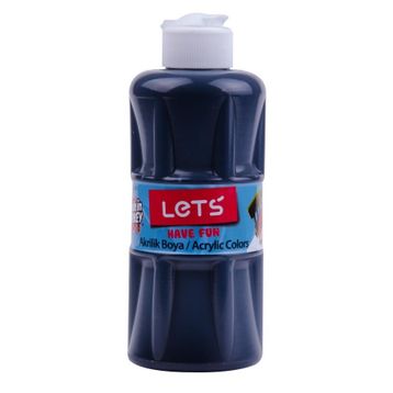 Lets L-5709 250 ml Siyah Akrilik Boya