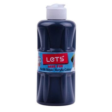 Lets L-5709 250 ml Siyah Akrilik Boya